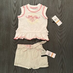 Infant Calvin Klein Jeans Top & Shorts - New